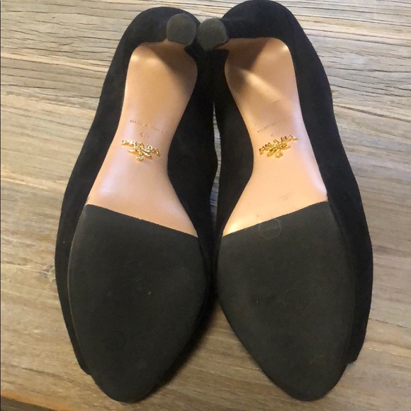 Authentic Prada Black Suede Mules - Picture 7 of 8